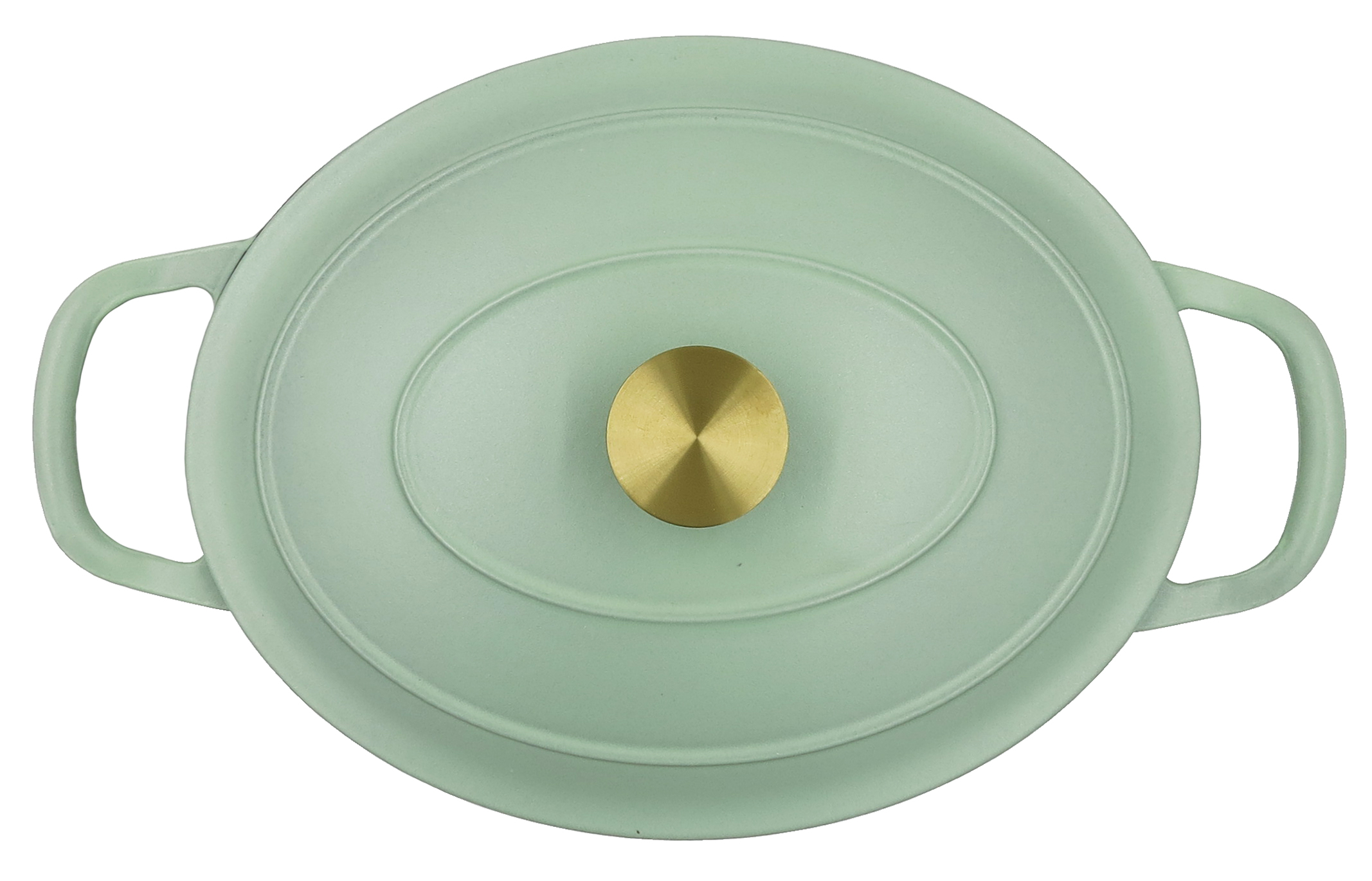Malmpott ovaalne 3,2L/ 27x21,3cm, mündiroheline - Image 4