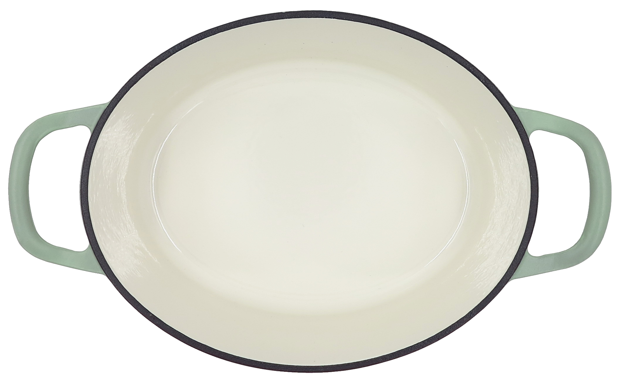 Malmpott ovaalne 3,2L/ 27x21,3cm, mündiroheline - Image 3